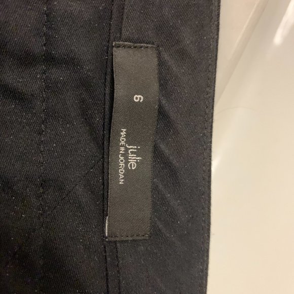 Loft 'Julie' Black Pants, size 6. MOVING SALE! - Picture 3 of 4